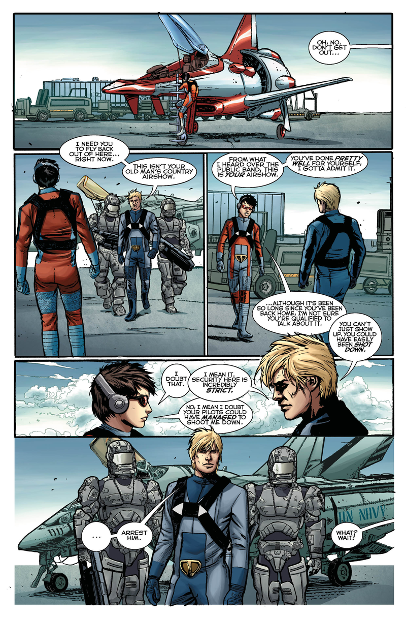 Illustration for article titled Rick Hunter and Roy Fokker Reunite in This First Look Inside the New, Reimagined Robotech Comic